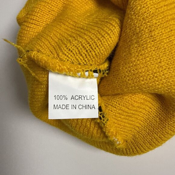 IMDb Promo Beanie Adult Yellow White Black Winter Hat - Picture 3 of 3